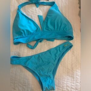 Aqua blue bikini